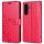 Handy Tasche für Samsung Galaxy A37 / A36 Hülle Handyhülle Klapphülle Wallet Case Rot