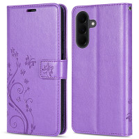 Handy Tasche für Samsung Galaxy A37 / A36 Hülle Handyhülle Klapphülle Wallet Case Lila