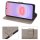 Handy Tasche für Samsung Galaxy A37 / A36 Hülle Handyhülle Klapphülle Wallet Case Grau