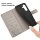 Handy Tasche für Samsung Galaxy A37 / A36 Hülle Handyhülle Klapphülle Wallet Case Grau