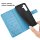 Handy Tasche für Samsung Galaxy A37 / A36 Hülle Handyhülle Klapphülle Wallet Case Blau