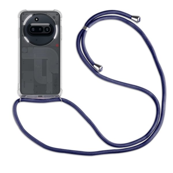 Handykette für Nothing Phone (3A) Handyhülle mit Band Hülle Kordel in Blau