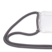 Handykette für Nothing Phone (3A) Pro Handyhülle mit Band Hülle Kordel in Grau